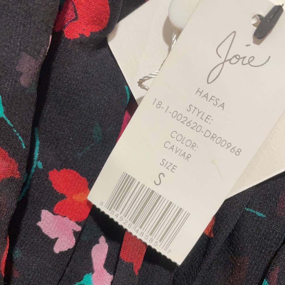 NEW • Joie • Hafsa One Shoulder Floral Dress Small - Picture 7 of 7